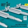 RESKIT RS32-0549 Matra MICA-IR missiles (4 pcs) (3D Printed) 1/32